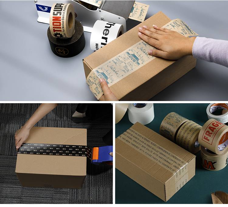 Custom Packing Tape - Water-Activated Shipping Tape